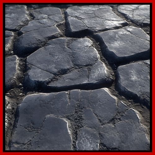 travertine pavement